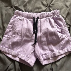 Light purple Victoria secret pink sweat shorts